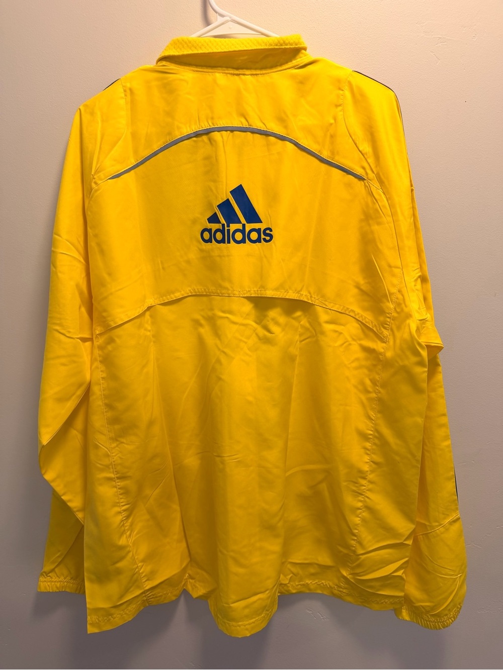 Rare Collectors Adidas Men’s 2013 Boston Marathon Yellow Windbreaker Jacket NWT - Picture 3 of 9